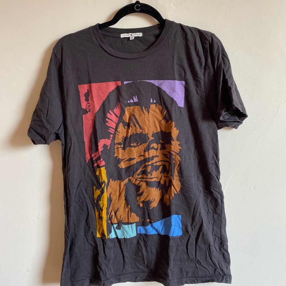 Junk food pop art Chewbacca tee